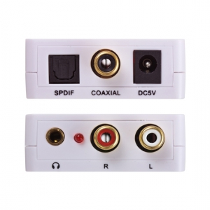 Конвертер Coaxial + SPDIF в AV + Audio 3.5mm / Dr.HD CA 221 DAS