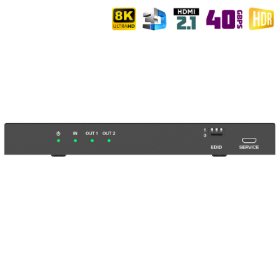 HDMI разветвитель на 2 / Dr.HD SP 128 SLA / 8K / HDMI 2.1