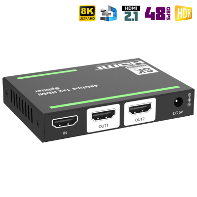 HDMI разветвитель на 2 / Dr.HD SP 128 SL / 8K / HDMI 2.1