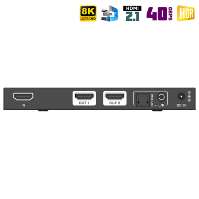 8K HDMI сплиттер 1x2 / Dr.HD SP 128 SLA (HDMI 2.1)