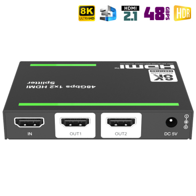 HDMI разветвитель на 2 / Dr.HD SP 128 SL / 8K / HDMI 2.1