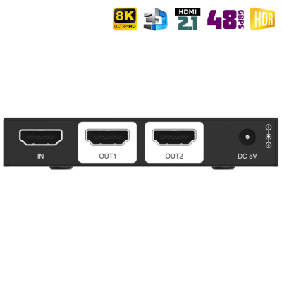 HDMI разветвитель на 2 / Dr.HD SP 128 SL / 8K / HDMI 2.1