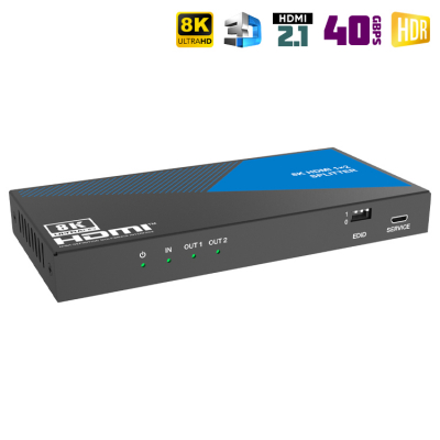 HDMI разветвитель на 2 / Dr.HD SP 128 SLA / 8K / HDMI 2.1