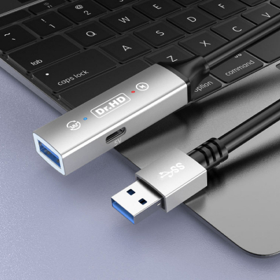 Кабель-удлинитель USB 10 метров Dr.HD / Type-A - Type-A / USB 3.2