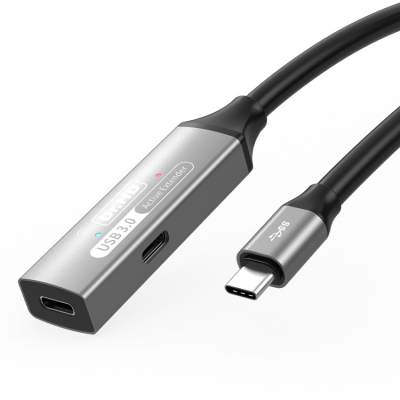 Удлинитель Type-C 5 метров Dr.HD / Type-C - Type-C / USB 3.2