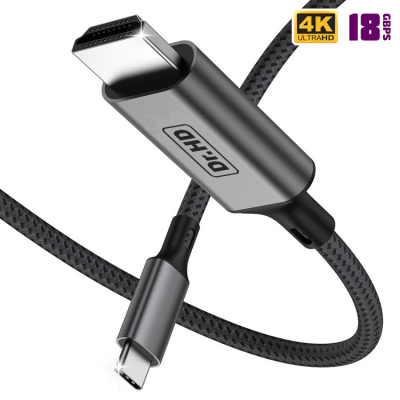 Кабель Type-C - HDMI 3 метра Dr.HD / USB 3.2 / 4K / 18Gbps