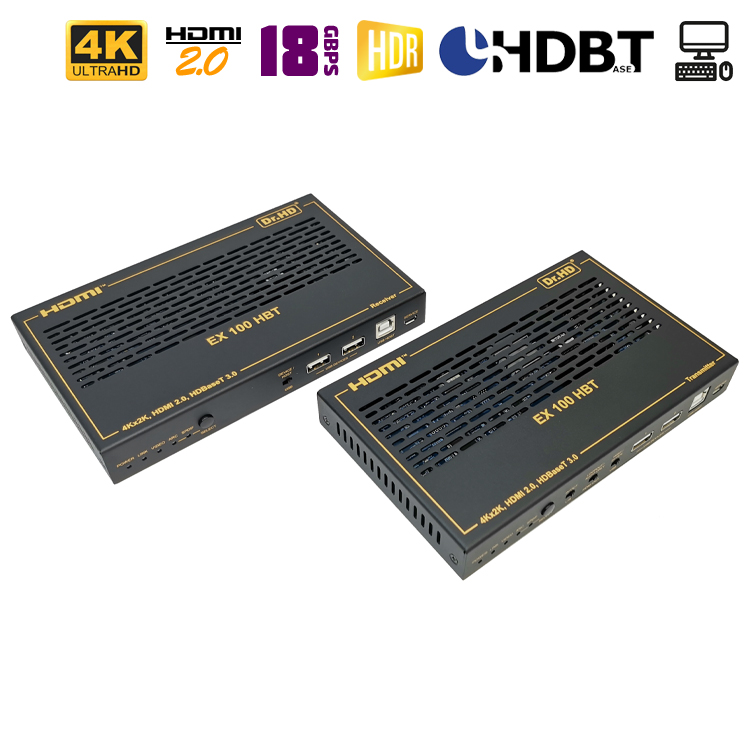 HDMI 2.0 + KVM удлинитель по UTP / Dr.HD EX 100 HBT