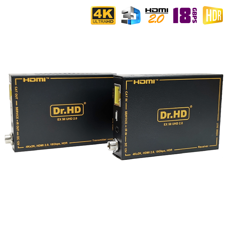 Dr.HD EX 50 UHD 2.0 - HDMI удлинитель по UTP