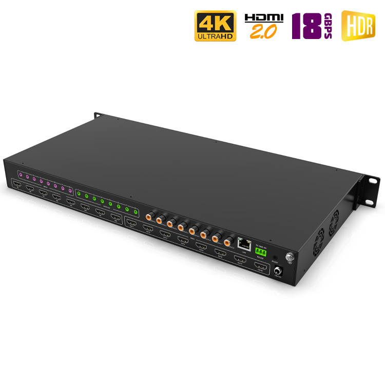 Матричный комутатор HDMI Dr.HD MA 887 FX задняя панель