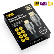 HDMI кабель 1.5 м Dr.HD / 8K 4K HDR10+ 3D 48Gb HDMI 2.1