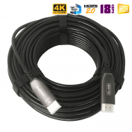 Оптический HDMI кабель 25 м Dr.HD FC 25 / 4K HDR 3D 18Gb HDMI 2.0b