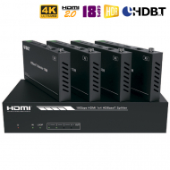 HDMI сплиттер 1x4 с удлинением по UTP / Dr.HD SC 147 HBT150