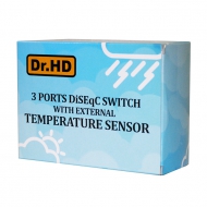 Дисек-переключатель Dr.HD DiSEqC 3x1 с термодатчиком