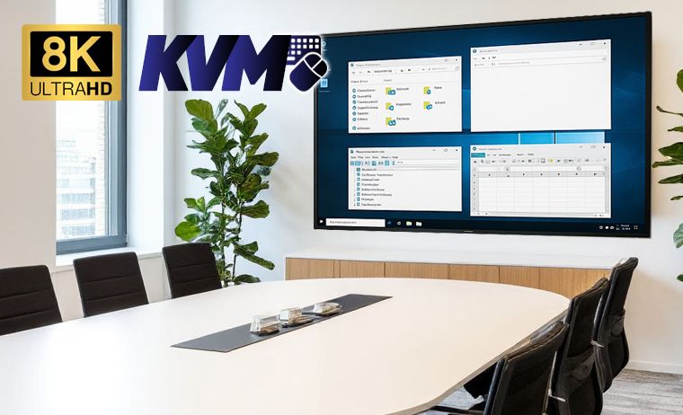 Dr.HD EX 90 HBT 8K – HDMI удлинитель по витой паре с KVM